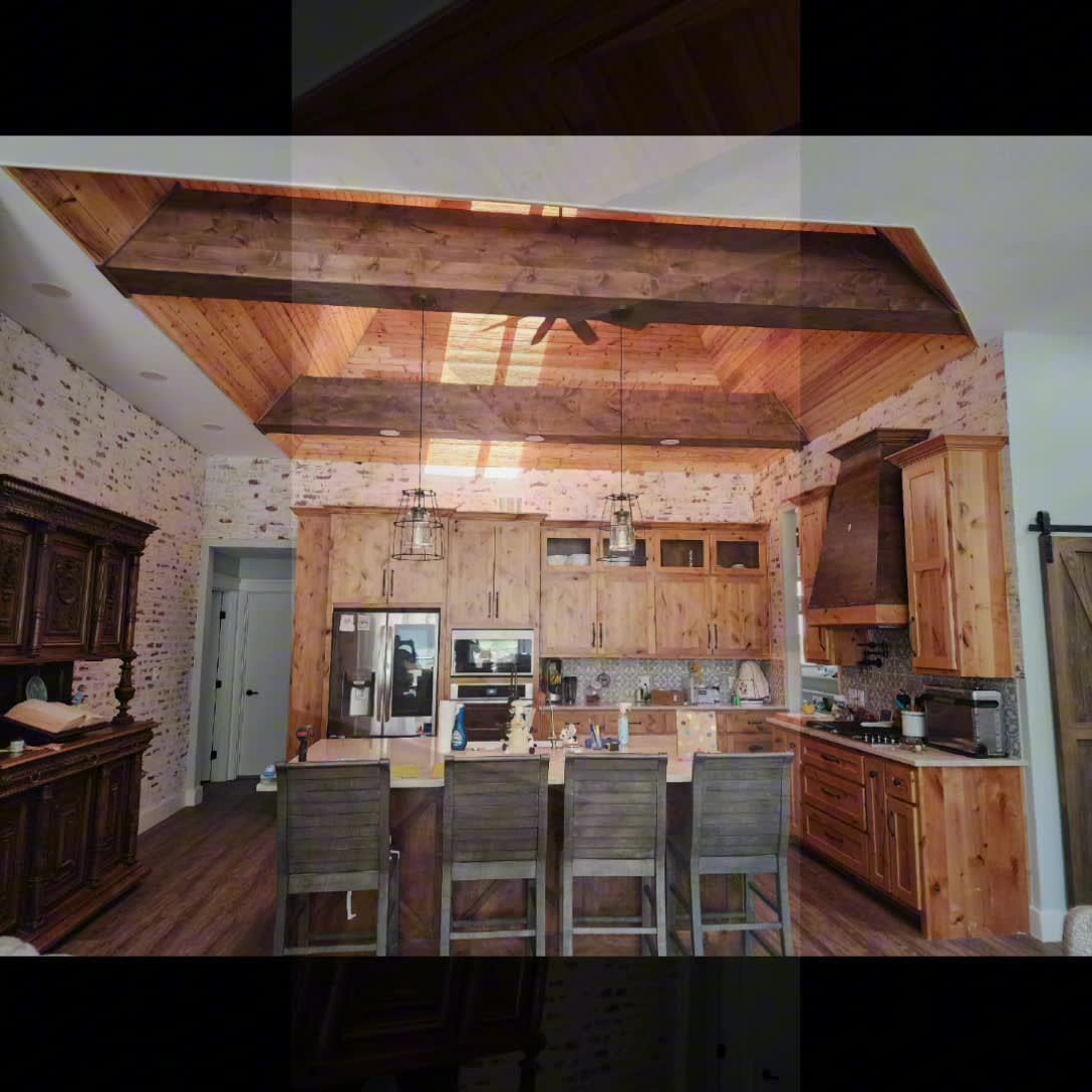 Tailored kitchen with custom island and premium hardware